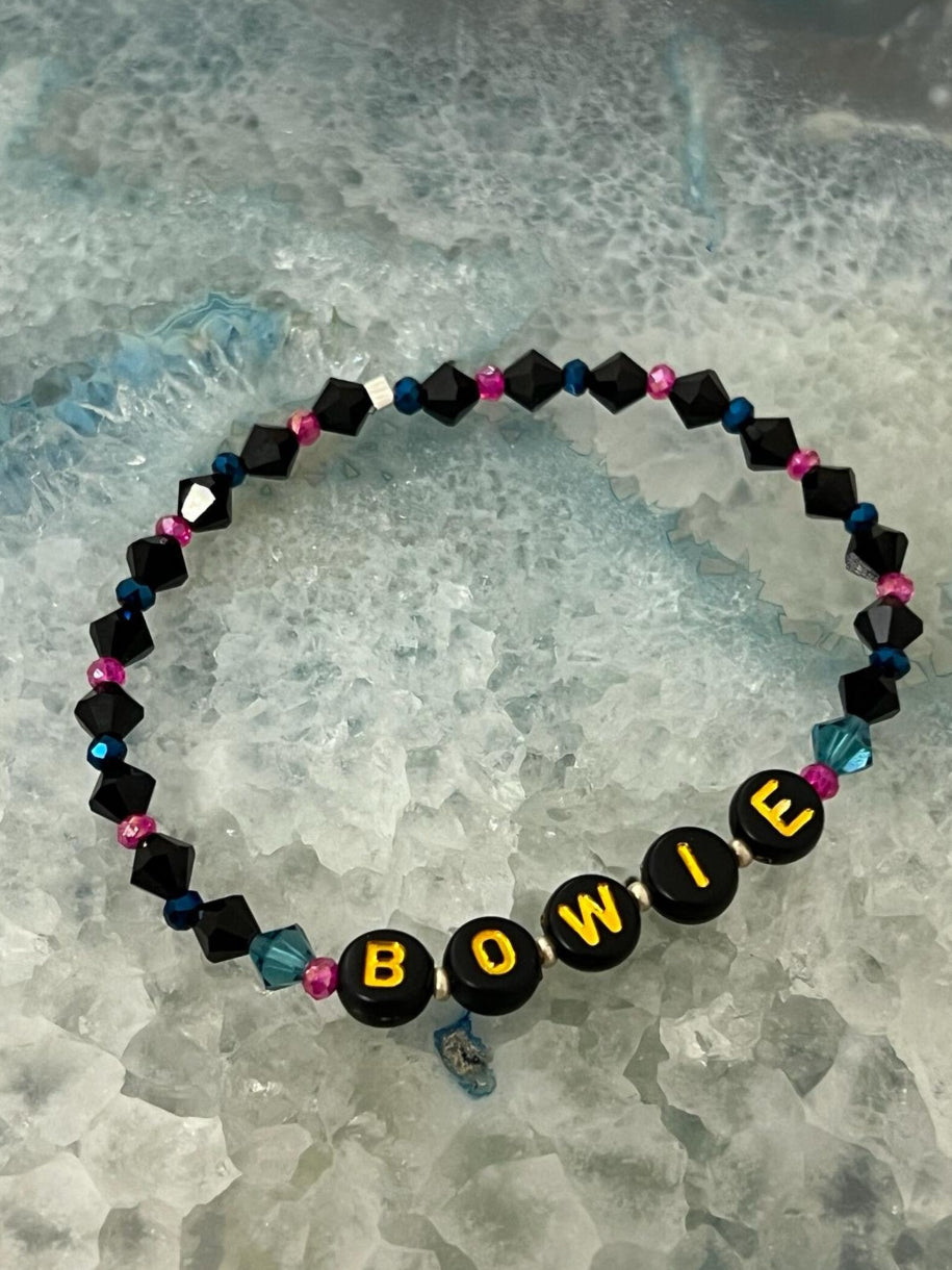 Rock band crystal bracelet