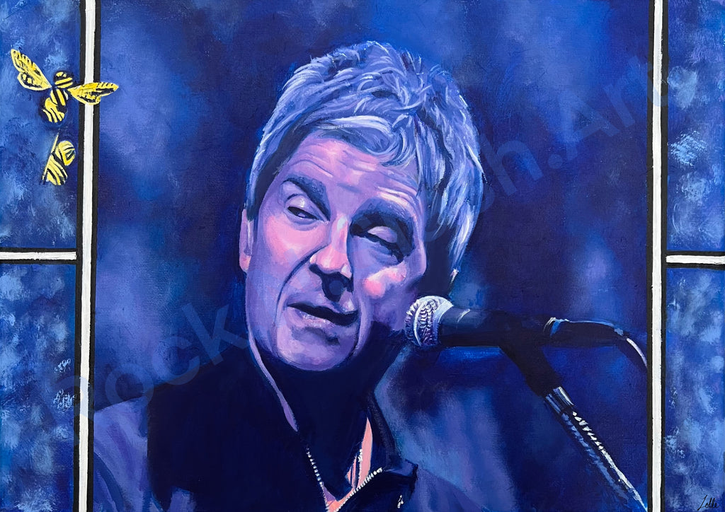 Noel Gallagher, Oasis live 25 Art Print