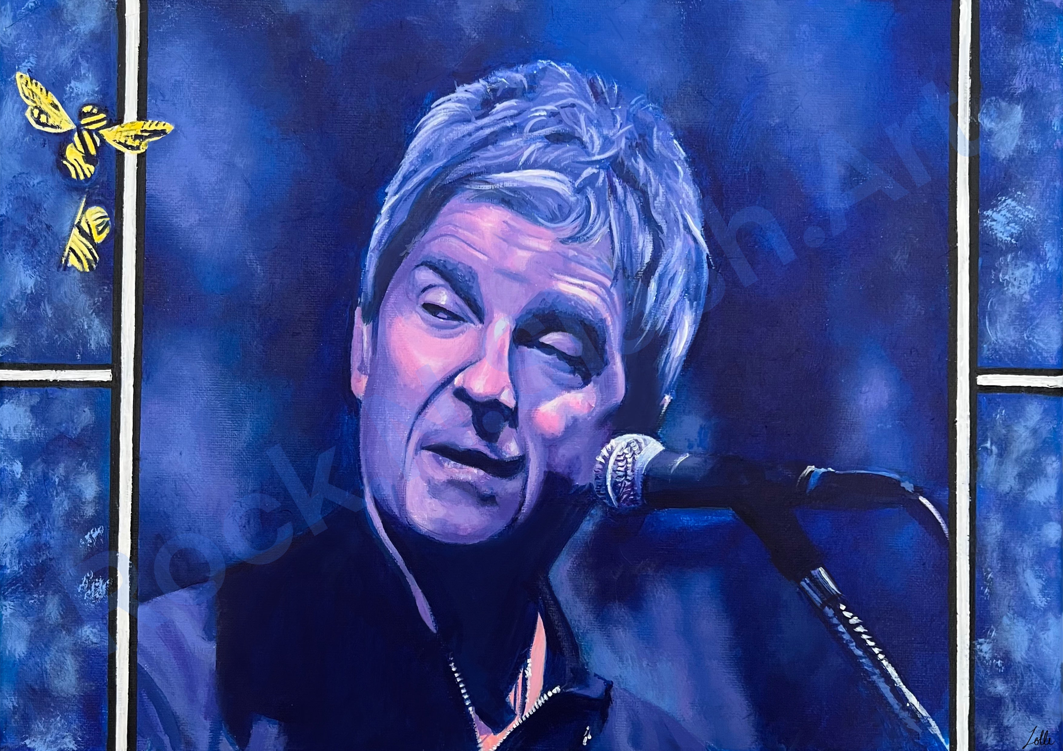 Noel Gallagher, Oasis live 25 Art Print