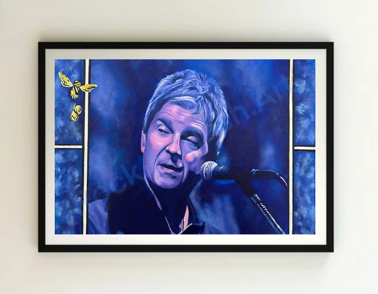Noel Gallagher, Oasis live 25 Art Print