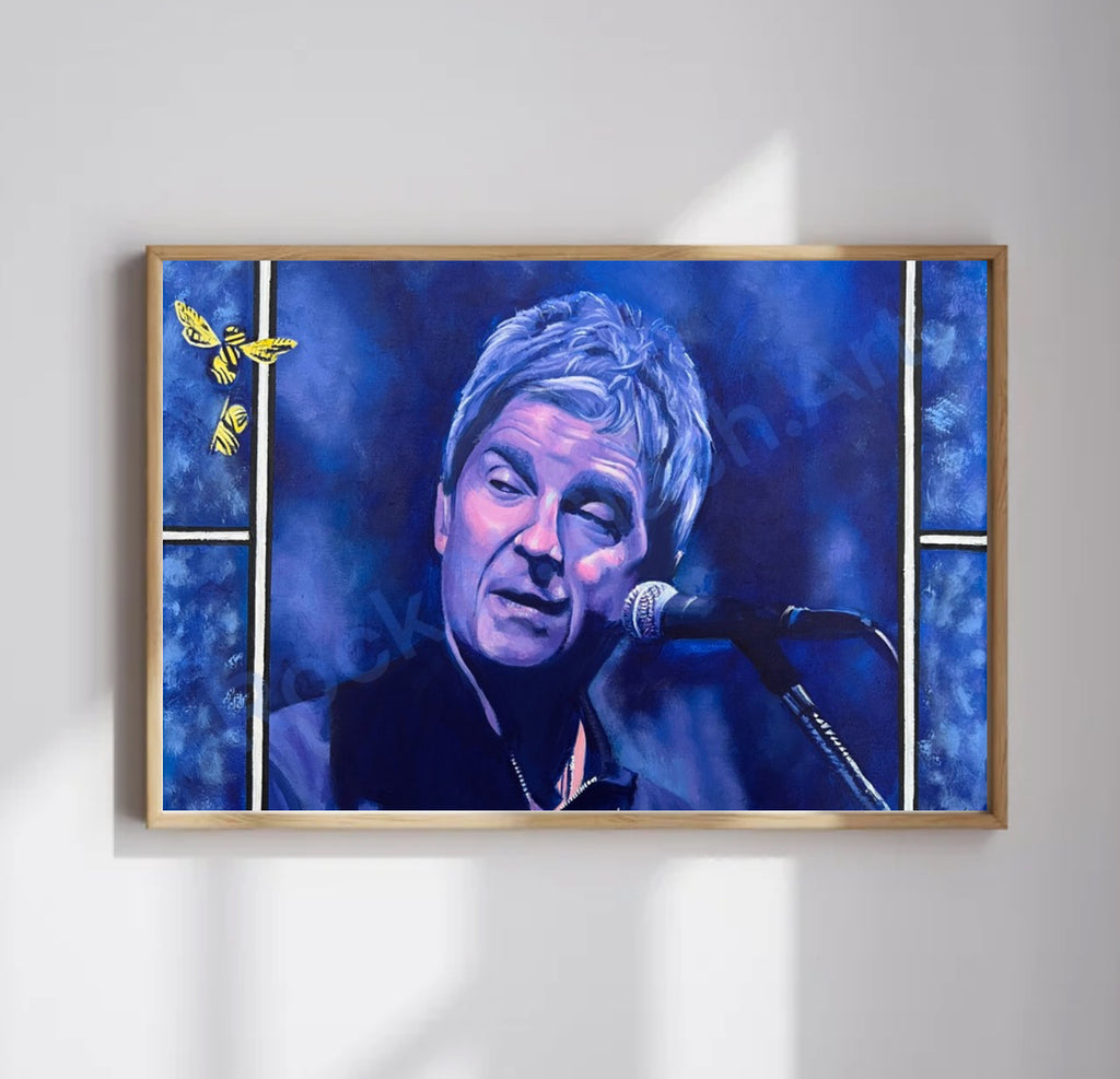 Noel Gallagher, Oasis live 25 Art Print