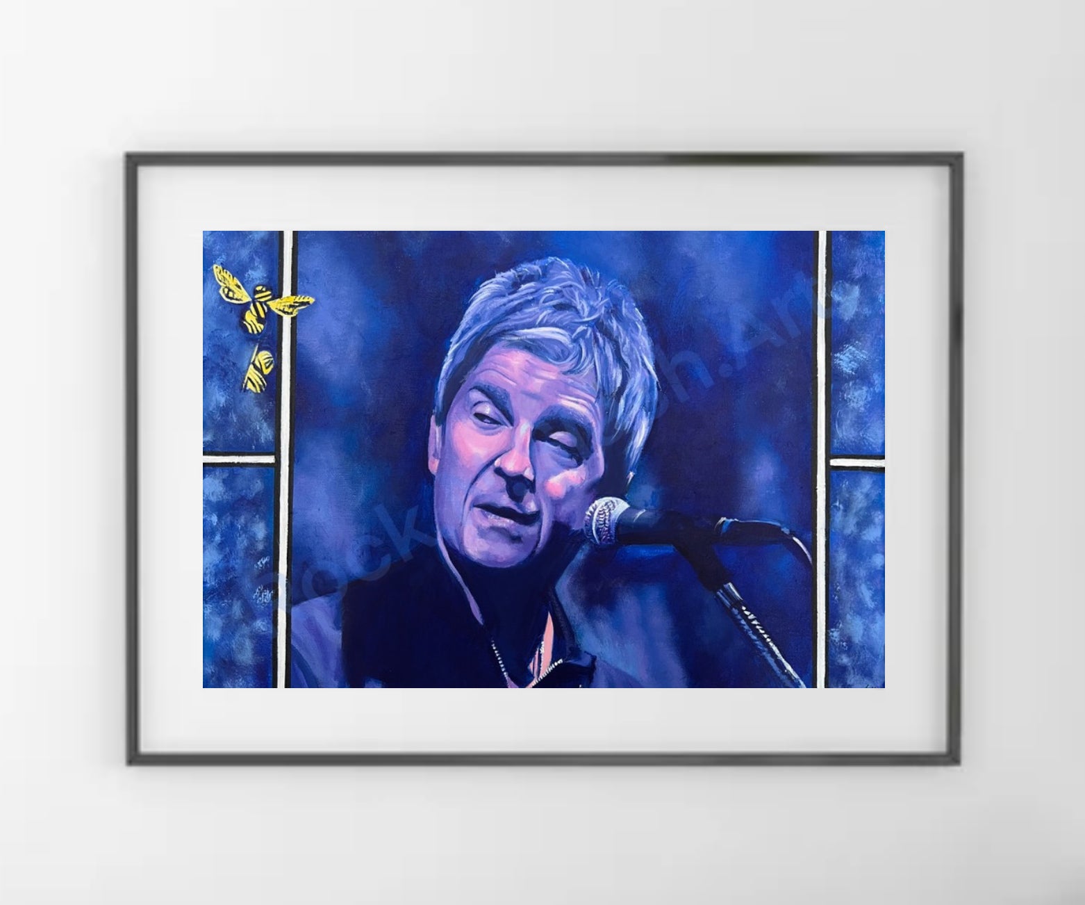 Noel Gallagher, Oasis live 25 Art Print