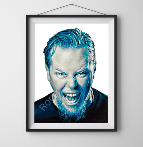 James Hetfield, Metallica Art Print