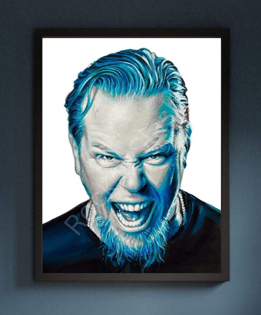 James Hetfield, Metallica Art Print