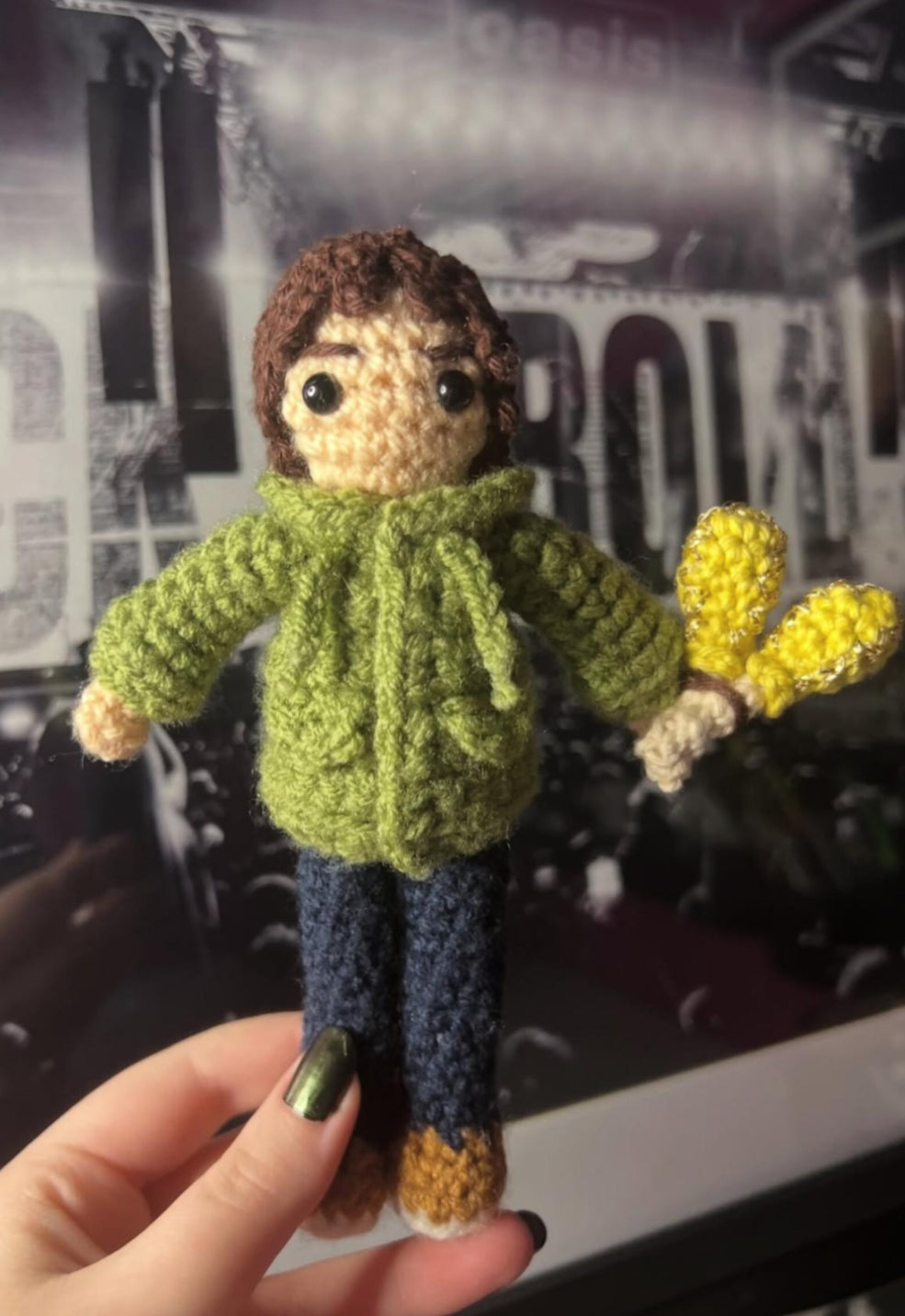 Liam Gallagher crochet pattern PDF