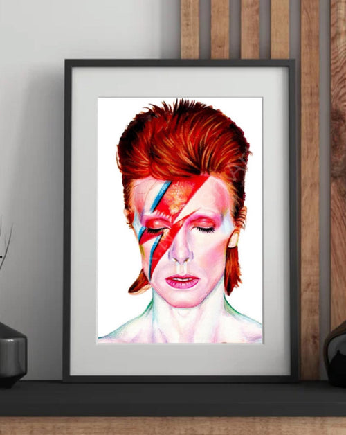 David Bowie, Aladdin Sane Art Print
